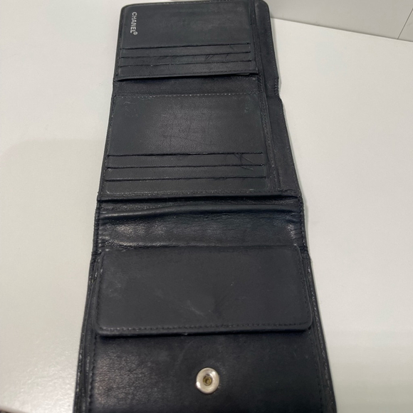 Chanel Canvas Compact Wallet - Picture 6 of 7